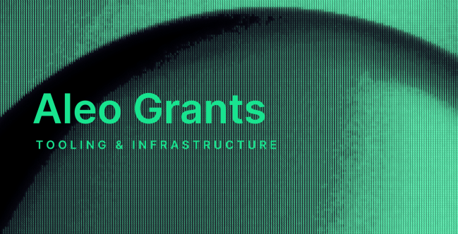 Announcing the Aleo Tooling & Infrastructure Grants Program