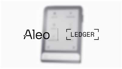 Aleo + Ledger: Shielded transactions, hardware-secured keys.