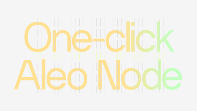 Launch your Aleo Node with a single click