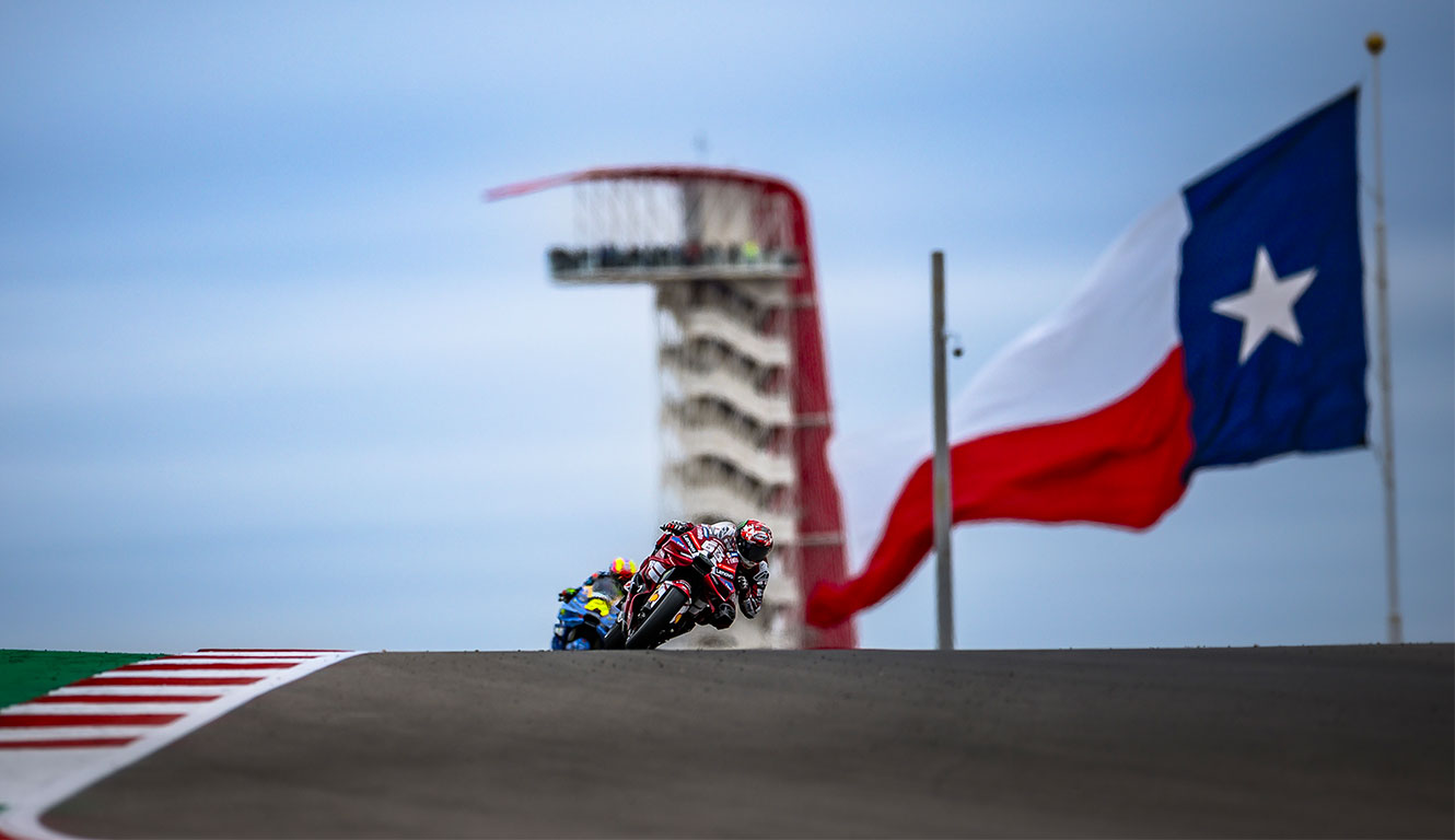 Francesco Bagnaia and the Ducati Lenovo Team in a starring role at COTA ...