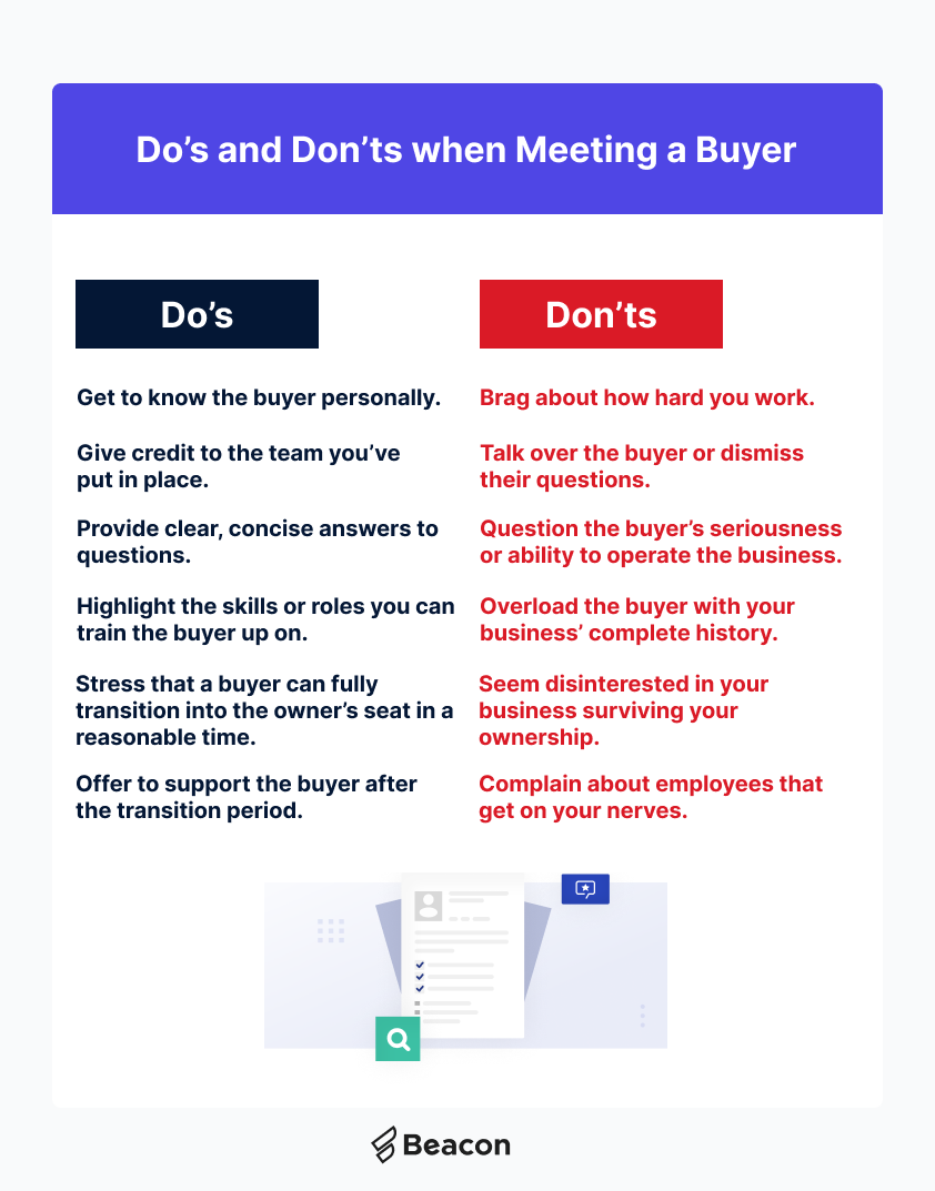 Do-s and Don-ts when Meeting a Buyer