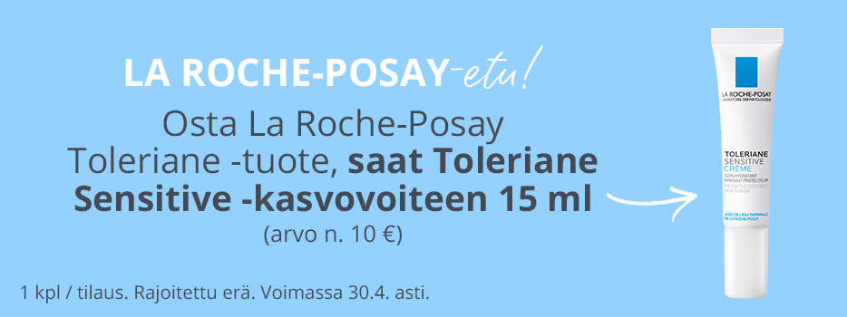 Huhtikuun kampanja | Osta La Roche-Posay Toleriane tuote, saat Toleriane sensitive kasvovoiteen 15 ml
