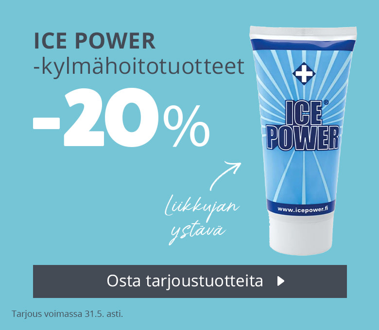 Toukokuun tarjous | Ice Power -kylmähoitotuotteet -20 %