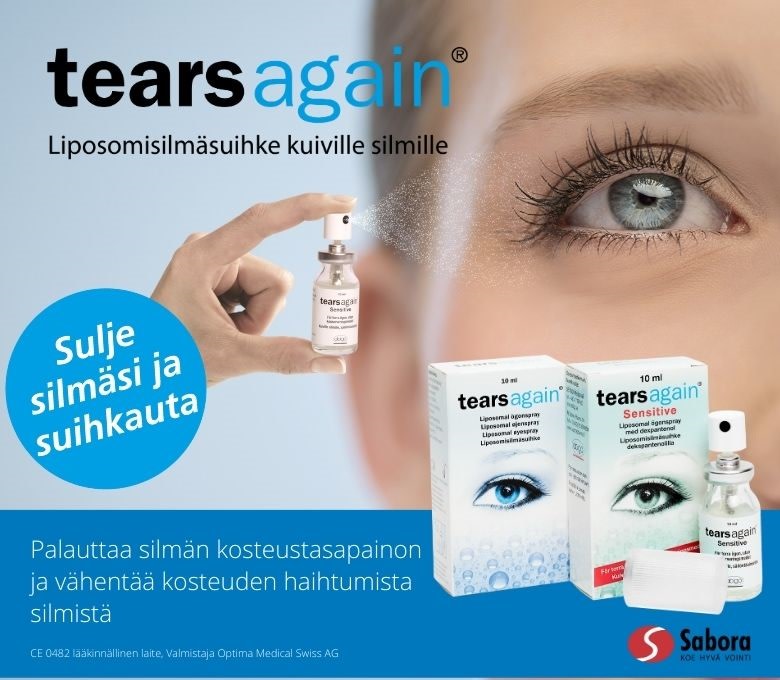 Tearsagain hoitavat silmäsuihkeet | Yliopiston Apteekki