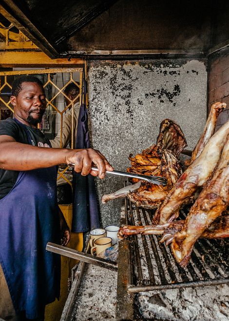 Visit one of the city's famous grill stops