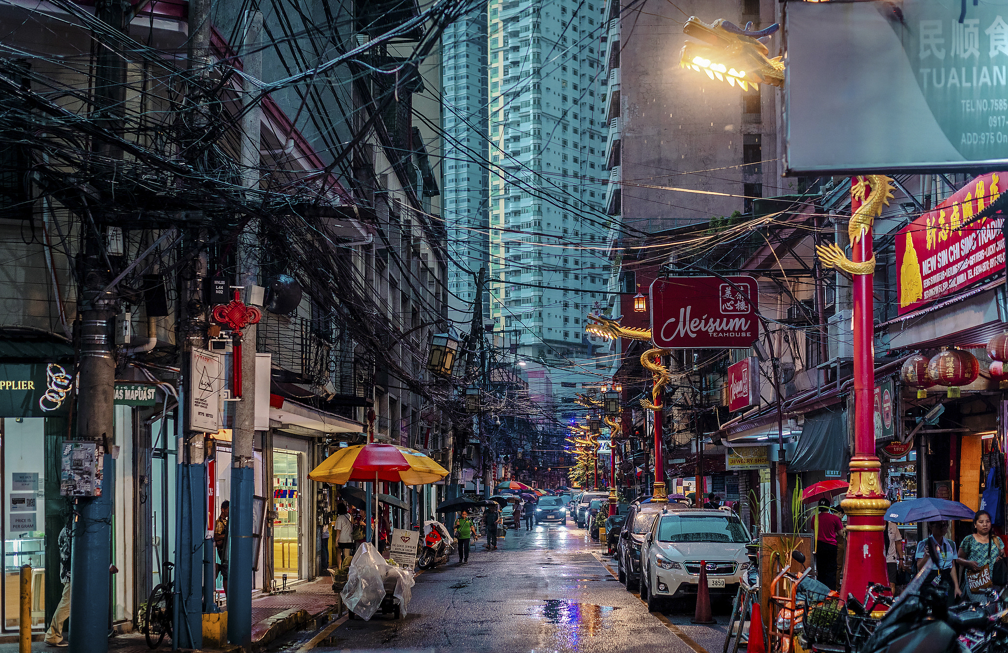 History meets cyberpunk in Manila's most colourful district