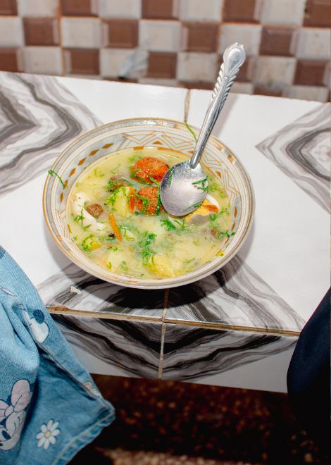 Urojo, Zanzibar's famous sweet, sour and spicy street-food mix.