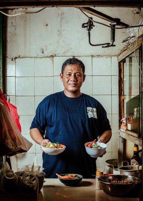 The food heroes of Jakarta.