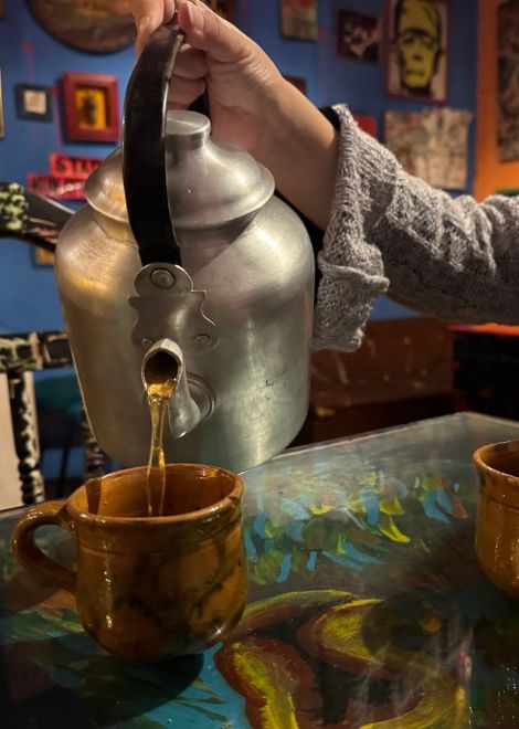 Pause for tea infused with the Bolivian national liquor 