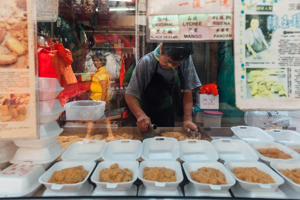 Kuala Lumpur street food muah chee