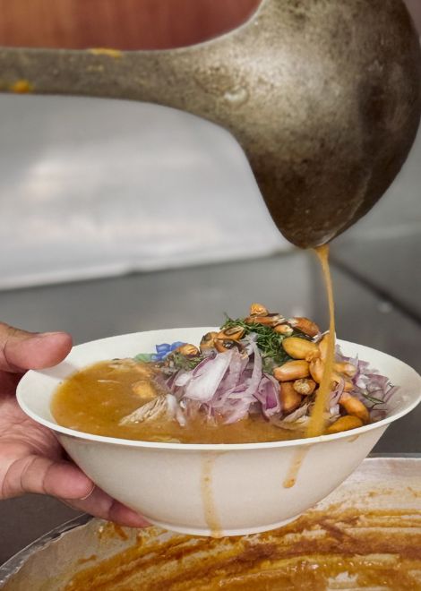 A taste of coastal Ecuador with albacore tuna soup