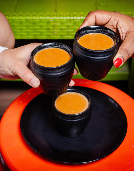 Toast a masaya tea to new-found friends