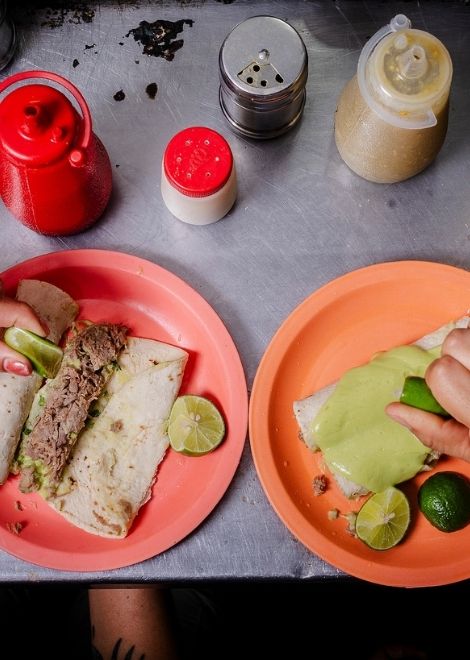 Tender tacos de cabeza