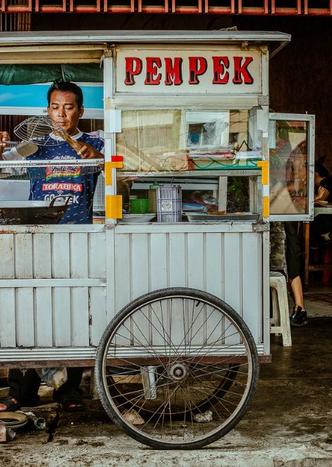 The street carts of Jakarta.