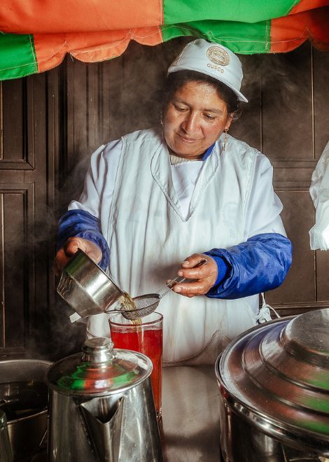 Made from herbs, grains, and medicinal plants, emoliente has long been valued for its soothing properties