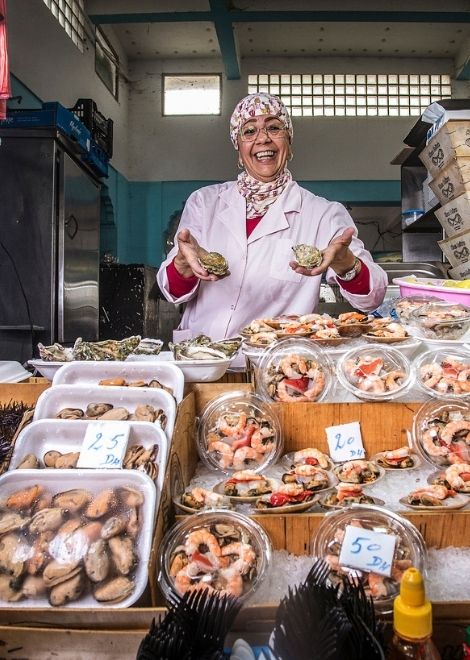 Visit Casablanca's important fish market