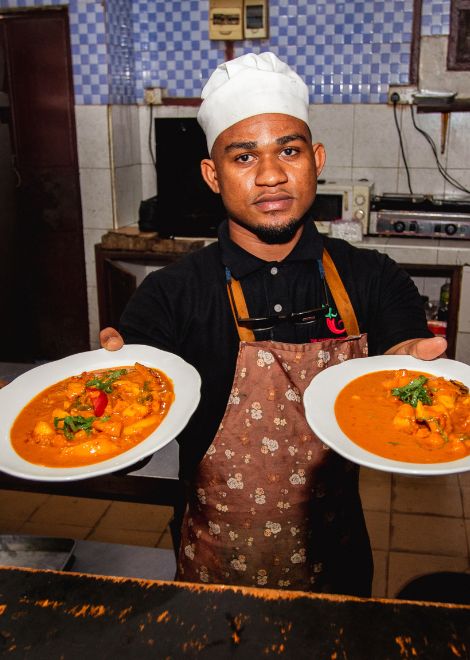 The food heroes of Zanzibar.