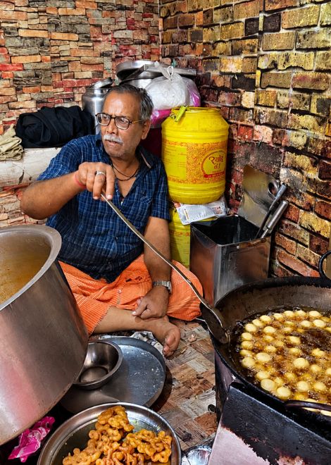 The food heroes of Varanasi.
