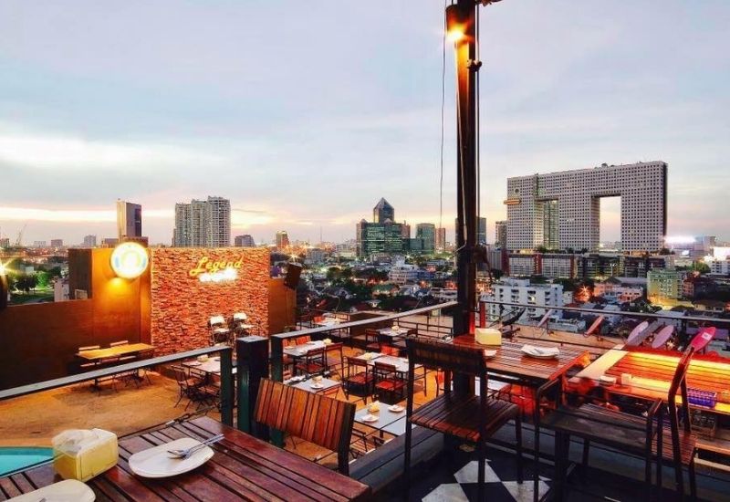 best sky bar in bangkok - Legend Rooftop Bar