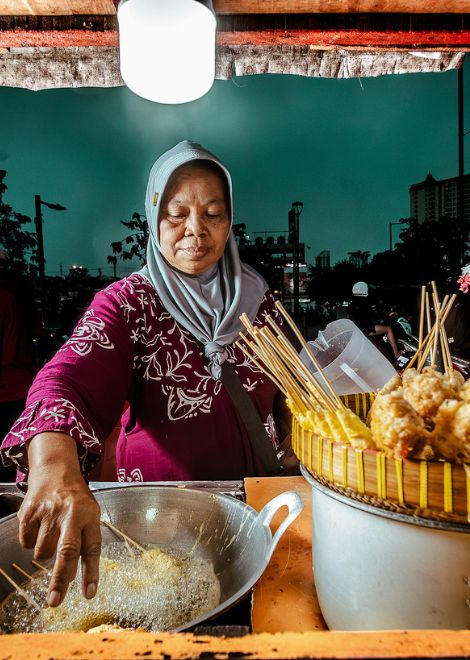 The food heroes of Jakarta.