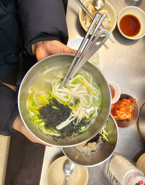 Icy kick of bibim naengmyeon - cold noodles from North Korea