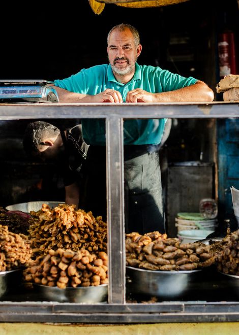 Delicate honey-drenched Moroccan pastries