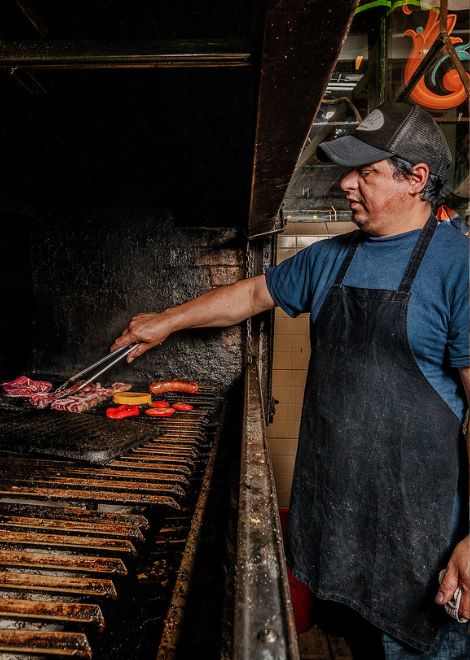 Every great Argentine barbecue begins at the parrilla