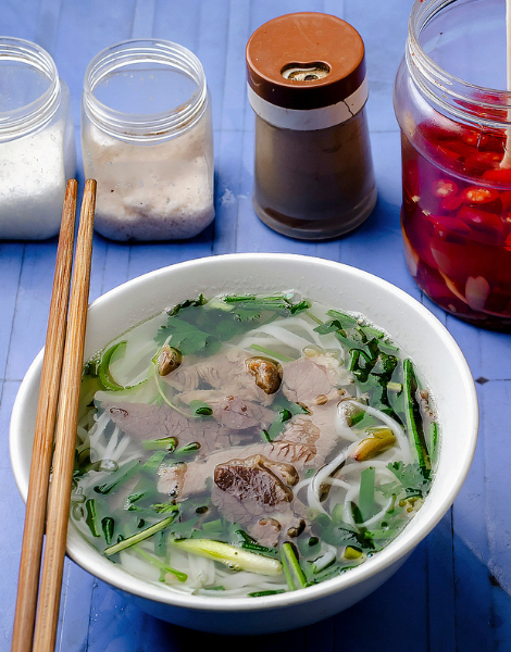 Try an original Northern Vietnamese pho soup 