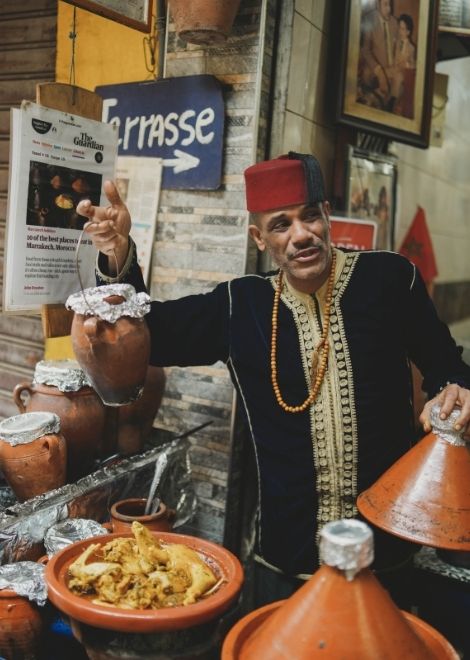 A unusual rabbit tagine from the Fez man