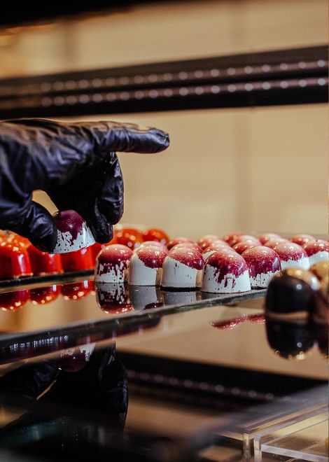 A handcrafted bonbon infused with Argentina's most celebrated wine variety