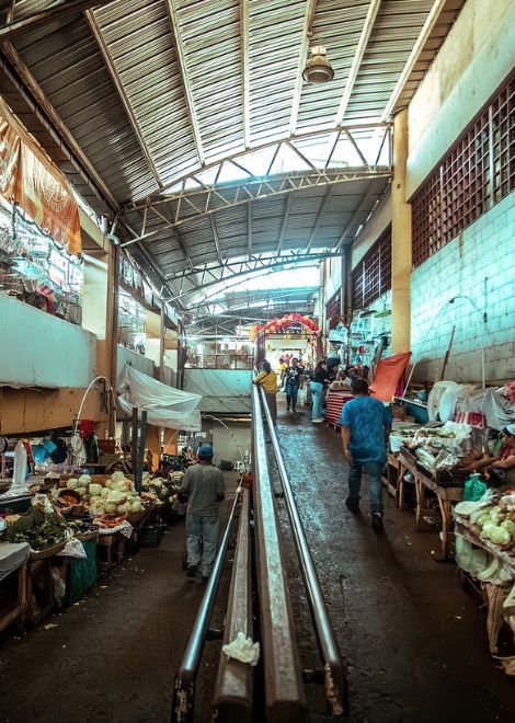 Explore the bustling San Salvador Central Market.