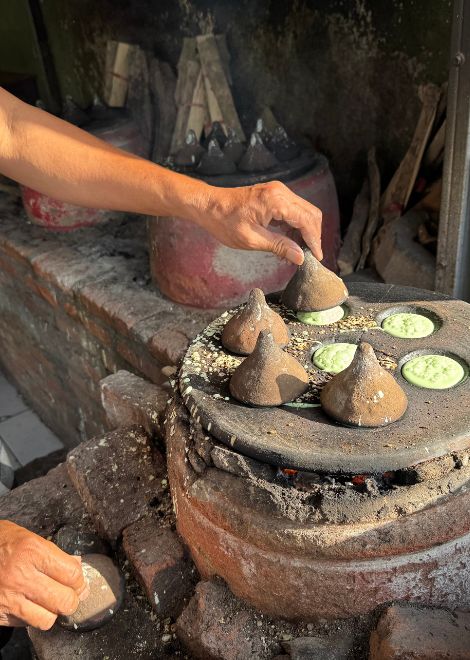Start with traditional Balinese breakfast dishes you won't find on any hotel buffet.
