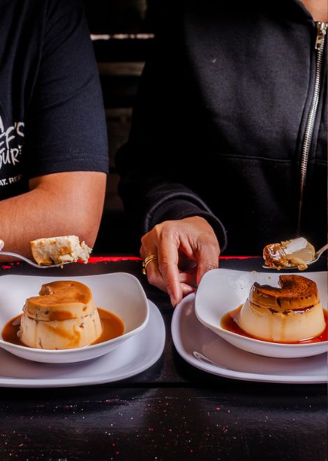 Sign off with classic Mexican flan