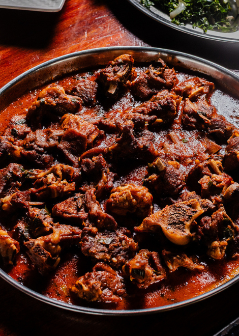 Goat dry fry, a Kampalan classic