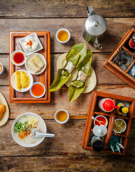 Dim sum with a Thai twist served fresh in the morning