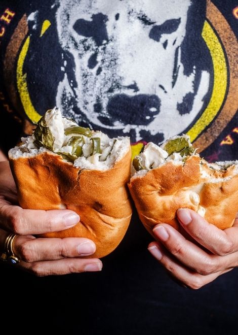 Oaxacan bread rolls with cheese and epazote