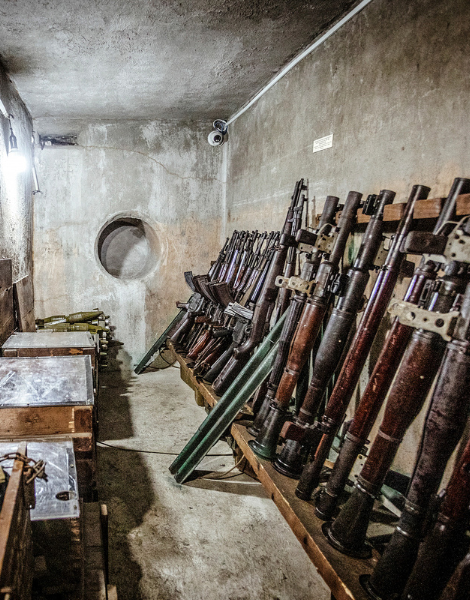 An exclusive invite to a hidden weapons bunker