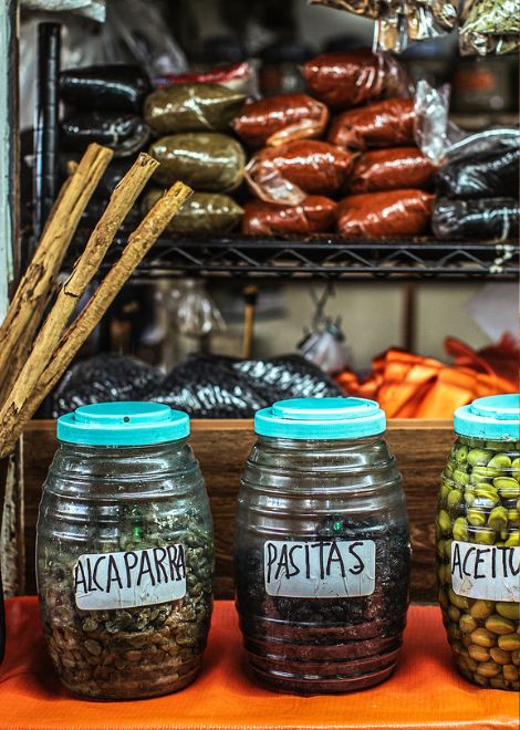 Stroll through one of Merida's biggest produce markets