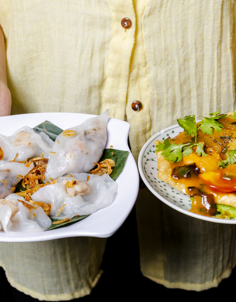 White rose dumplings - unique to Hoi An