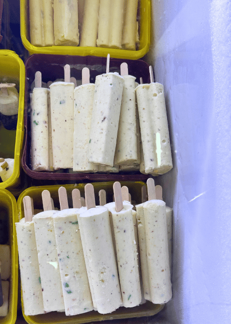 Cool things down with a rich, creamy kulfi.