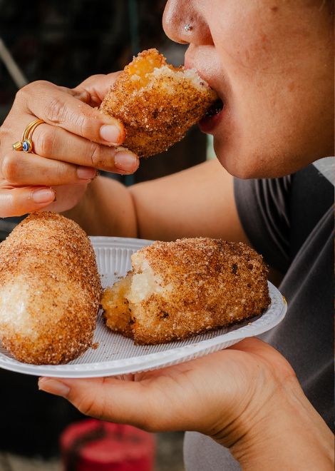 Bolinho de estudante cassava doughnuts