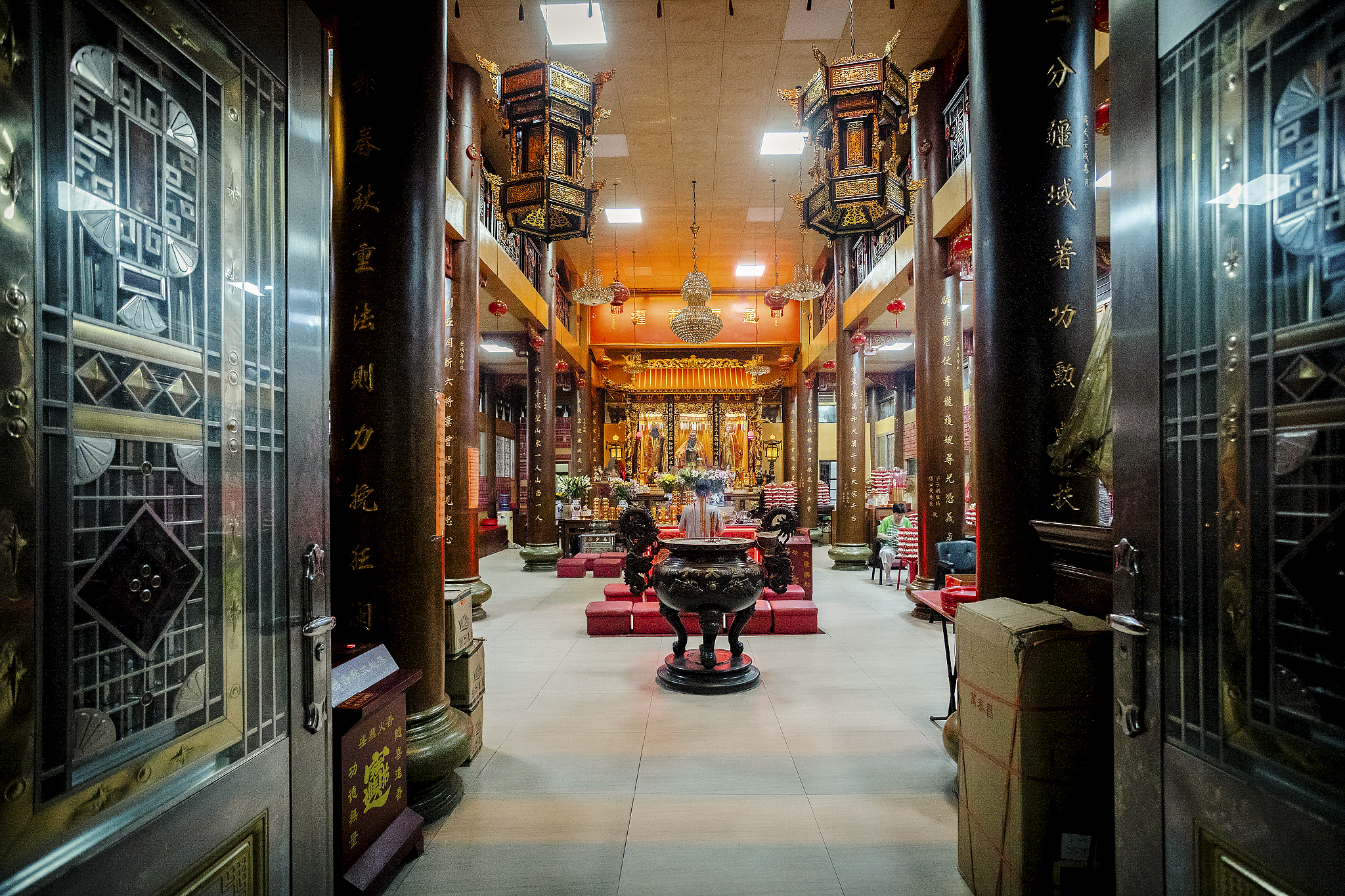 Check out a hidden rooftop temple