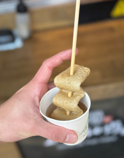 Busan classics like eomuk fish cake skewers