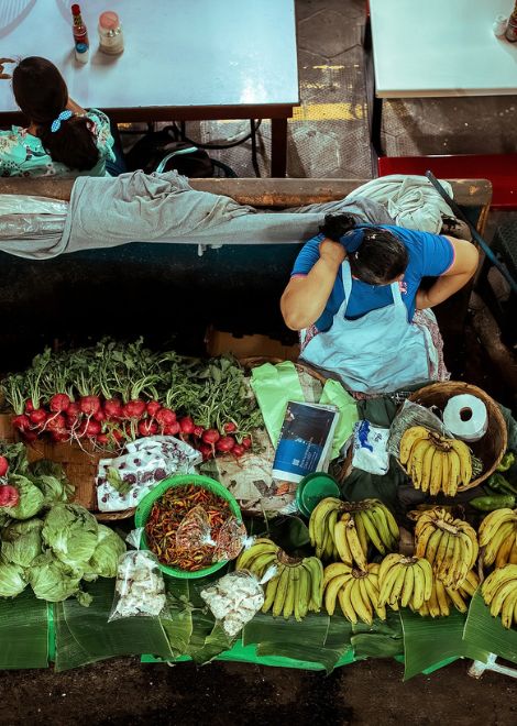 A riot of colour among the Central Market's fruit vendors.