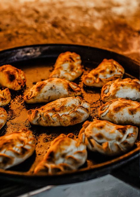 Handmade and oven-baked, these empanadas showcase a tradition passed down through generations