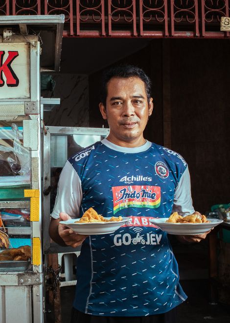 The food heroes of Jakarta. 