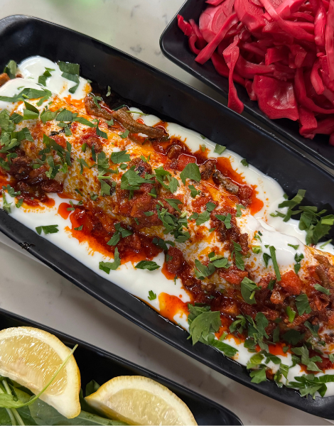 Lavash wraps of tasty tantuni from a port city on the Riveira