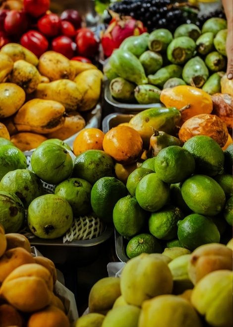 Sample exotic fruits fresh from Antigua's markets.