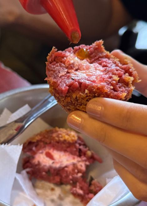 Croqueta de costela, beef rib croquettes