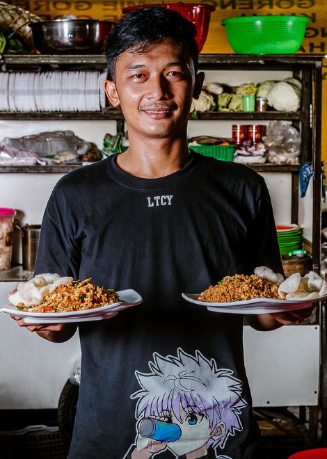 The food heroes of Jakarta. 